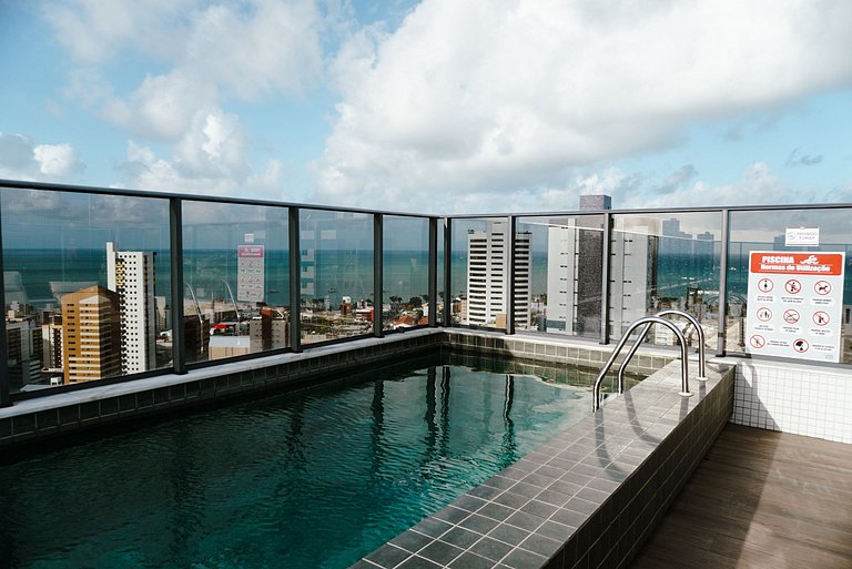 Flat em Tambaú com vista cidade e mar - LikeHome