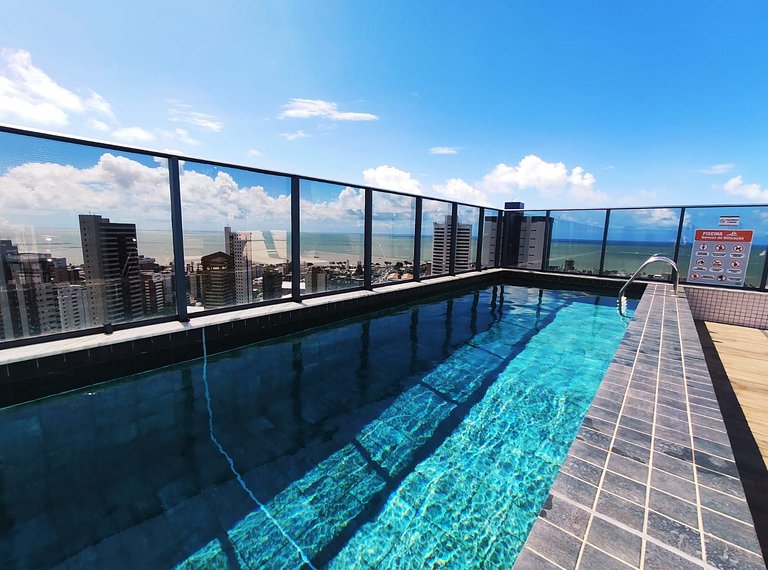 Flat em Tambaú com vista cidade e mar - LikeHome