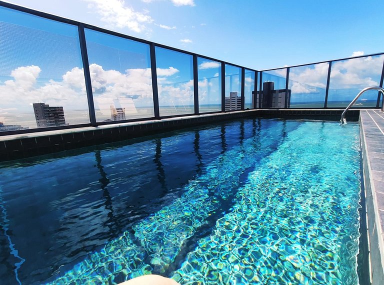 Flat em Tambaú com vista cidade e mar - LikeHome