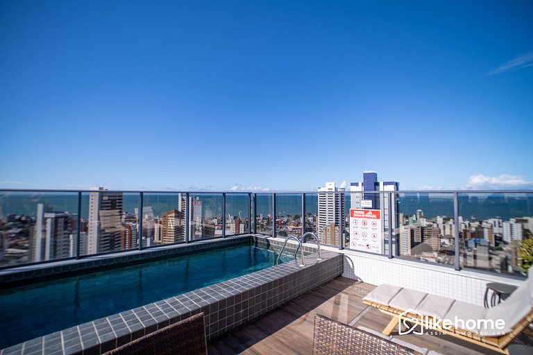 Flat em Tambaú com vista cidade e mar - LikeHome