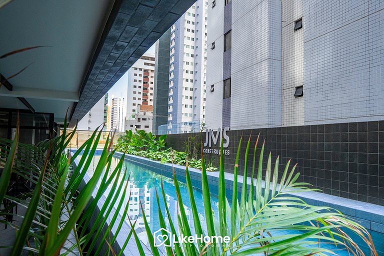 Flat bem Localizado c/ piscina Tambaú - LikeHome