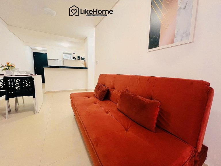Flat c/ varanda Vista Mar p/ 4 pessoas - LikeHome