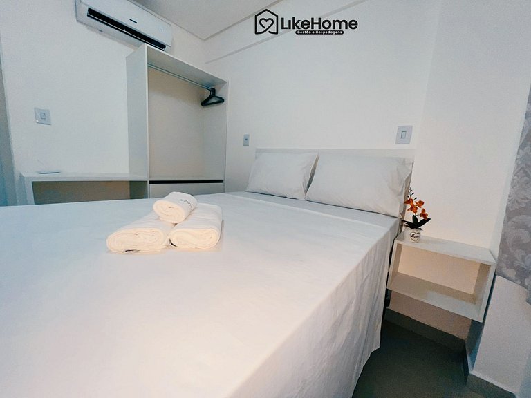 Flat c/ varanda Vista Mar p/ 4 pessoas - LikeHome