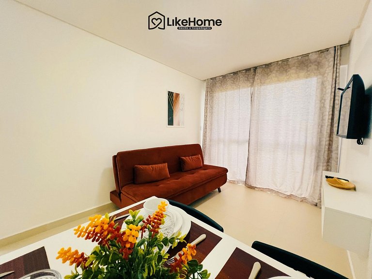 Flat c/ varanda Vista Mar p/ 4 pessoas - LikeHome