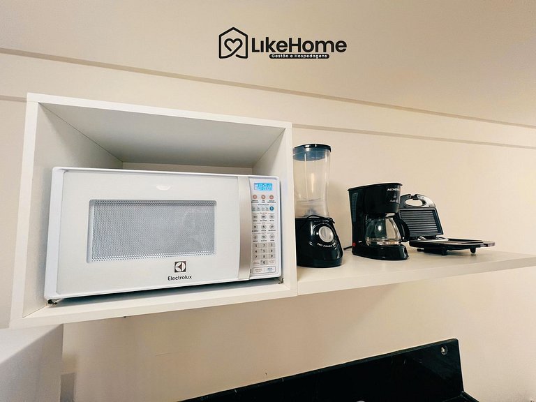 Flat c/ varanda Vista Mar p/ 4 pessoas - LikeHome