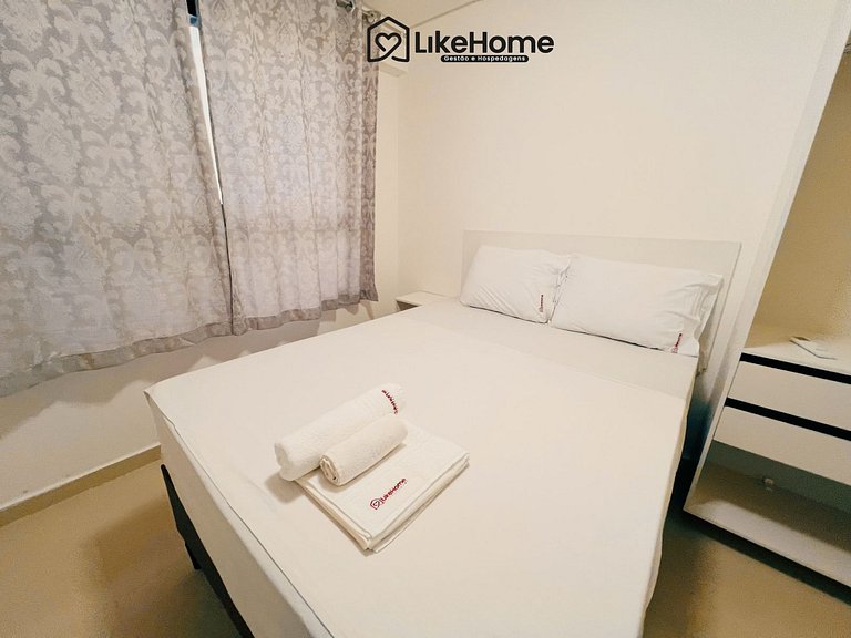 Flat c/ varanda Vista Mar p/ 4 pessoas - LikeHome