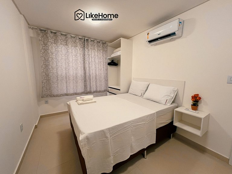 Flat c/ varanda Vista Mar p/ 4 pessoas - LikeHome