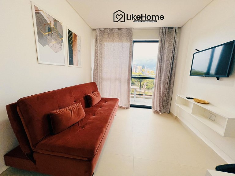 Flat c/ varanda Vista Mar p/ 4 pessoas - LikeHome
