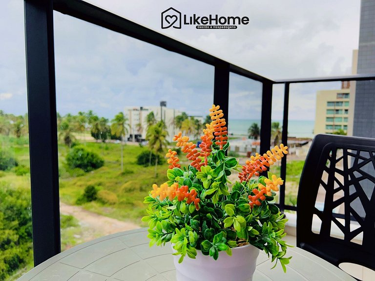 Flat c/ varanda Vista Mar p/ 4 pessoas - LikeHome