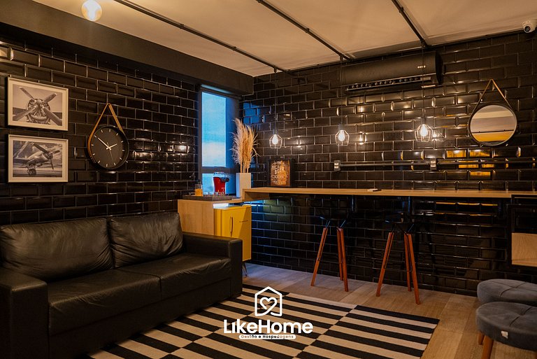Flat c/ varanda Vista Mar p/ 4 pessoas - LikeHome