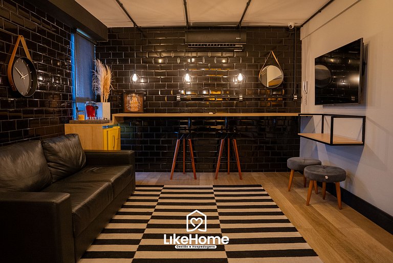 Flat c/ varanda Vista Mar p/ 4 pessoas - LikeHome