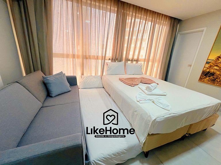 Flat espaçoso em Tambaú com vista - LikeHome