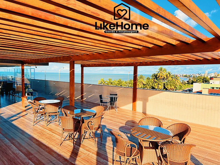 Belo Flat beira-mar no Bessa c/ piscina - LikeHome