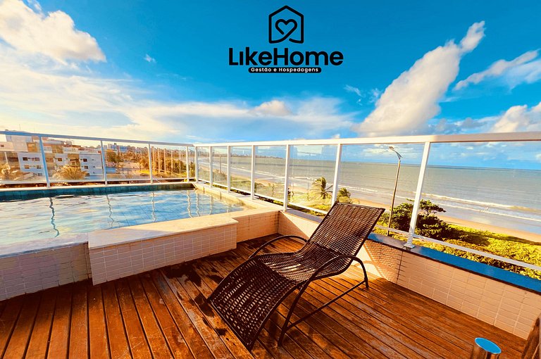 Belo Flat beira-mar no Bessa c/ piscina - LikeHome