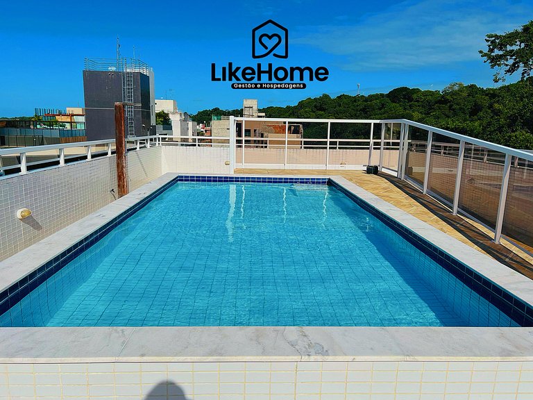 Apt. Cabo Branco c/ piscina na praia- LikeHome