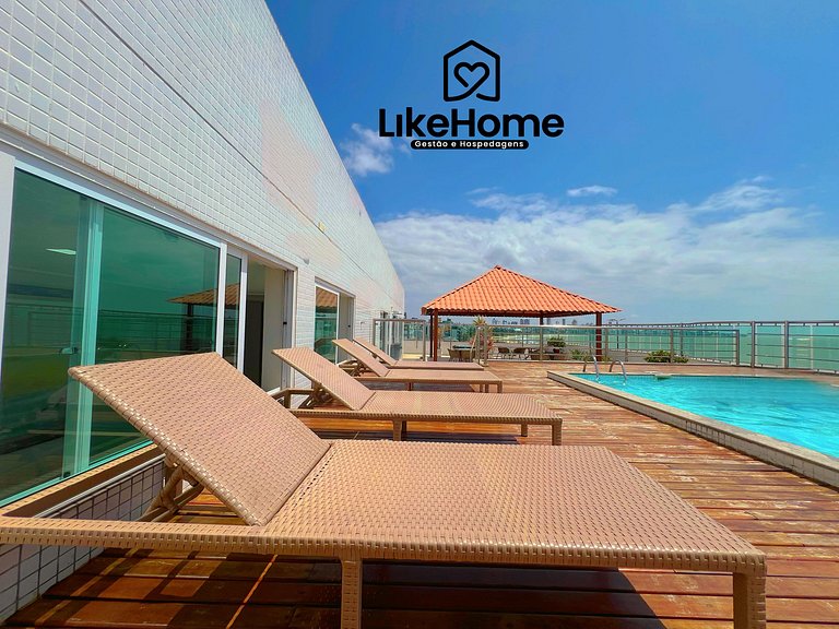 Amável Flat em Manaíra - Prédio Beira Mar