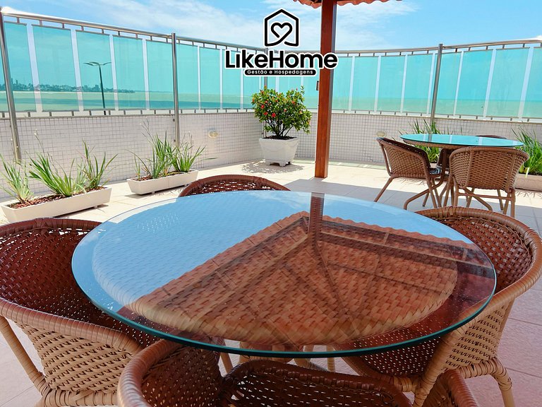 Amável Flat em Manaíra - Prédio Beira Mar