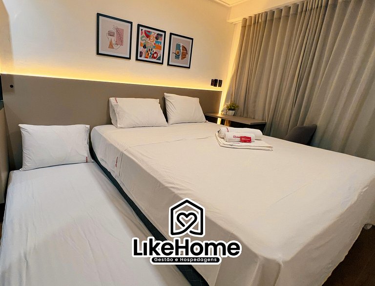 Flat compacto no Move Tambaú praia - LikeHome