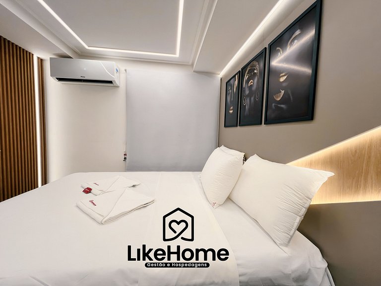 Elegante Flat p/ 3 pessoas emTambaú - LikeHome