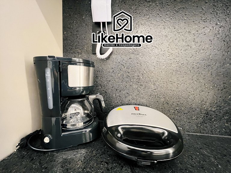 Elegante Flat p/ 3 pessoas emTambaú - LikeHome