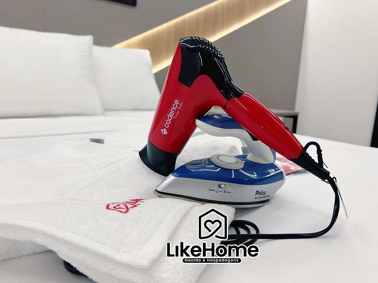 Elegante Flat p/ 3 pessoas emTambaú - LikeHome