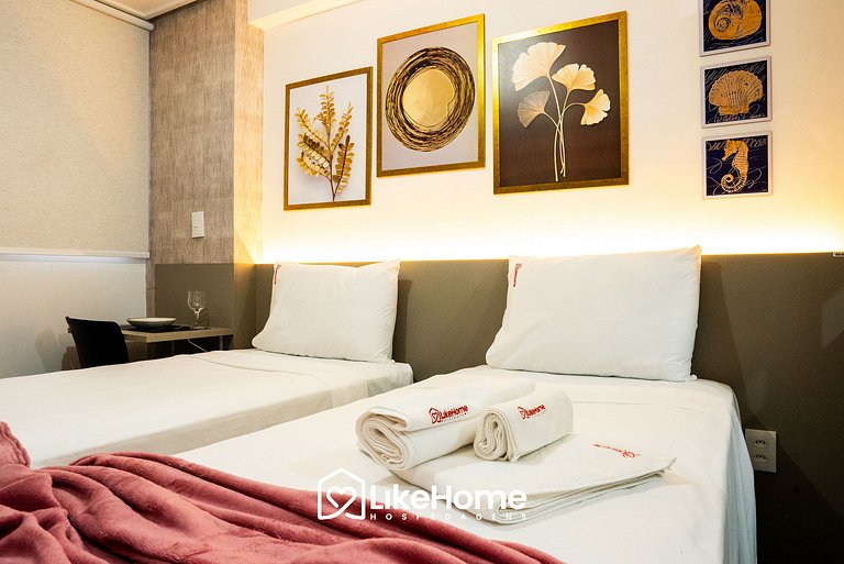 Encantador Flat no Move Tambaú p/ 2 - LikeHome
