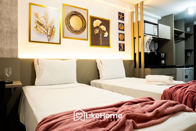 Encantador Flat no Move Tambaú p/ 2 - LikeHome