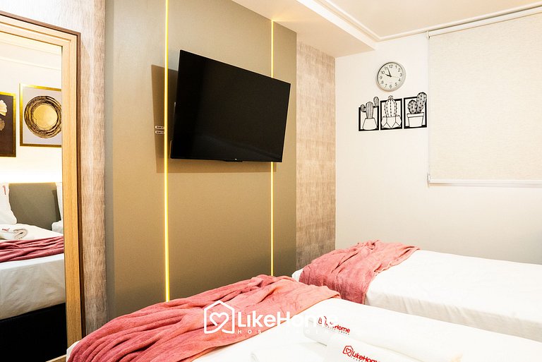 Encantador Flat no Move Tambaú p/ 2 - LikeHome