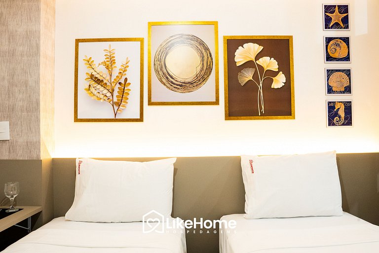 Encantador Flat no Move Tambaú p/ 2 - LikeHome