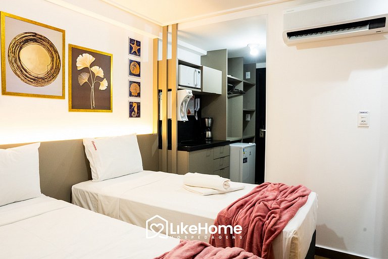 Encantador Flat no Move Tambaú p/ 2 - LikeHome