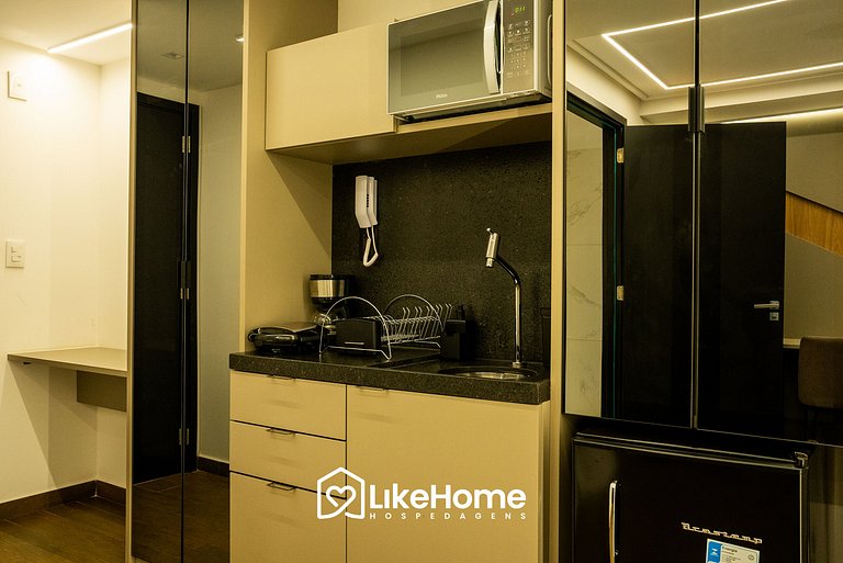 Elegante Flat p/ 3 pessoas emTambaú - LikeHome