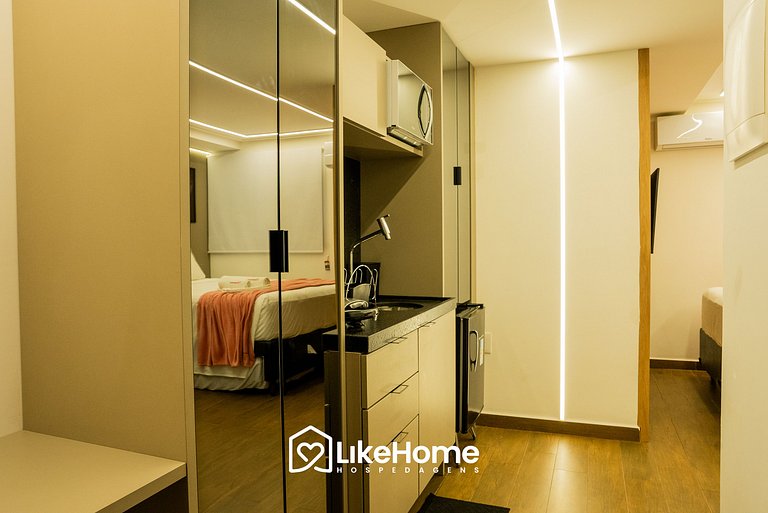 Elegante Flat p/ 3 pessoas emTambaú - LikeHome