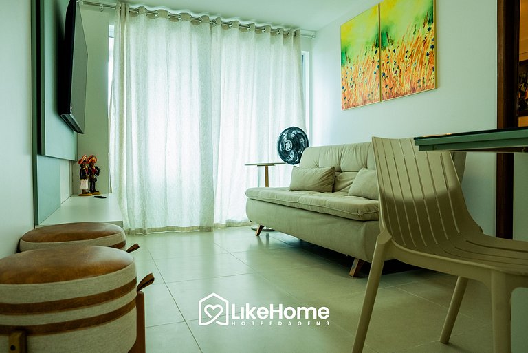 Apt. Magnific c/ varanda em Tambaú - LikeHome