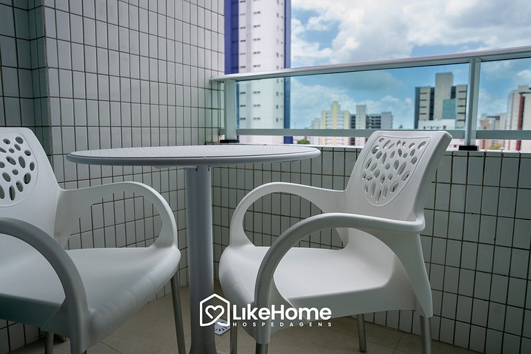 Apt. Magnific c/ varanda em Tambaú - LikeHome