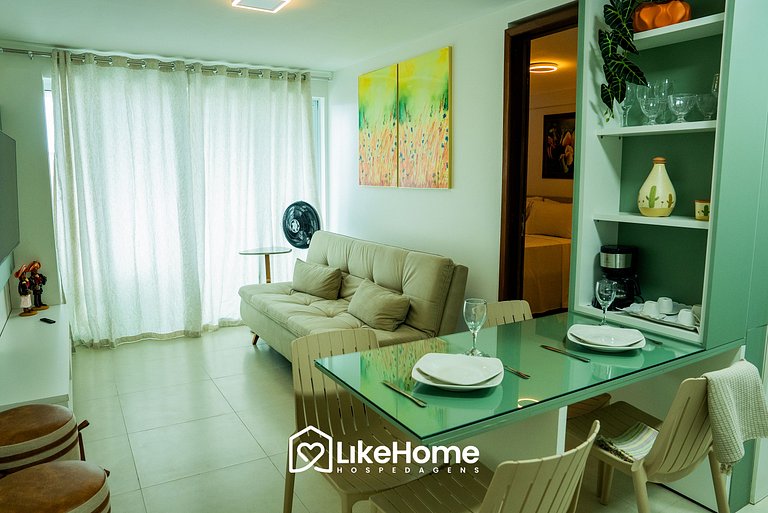 Apt. Magnific c/ varanda em Tambaú - LikeHome