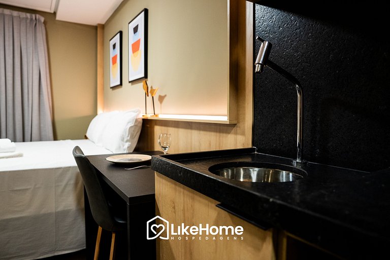 Flat mobiliado p/ 2 no Move Tambaú - LikeHome