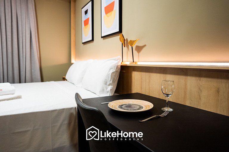 Flat mobiliado p/ 2 no Move Tambaú - LikeHome