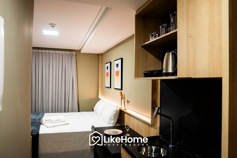 Flat mobiliado p/ 2 no Move Tambaú - LikeHome