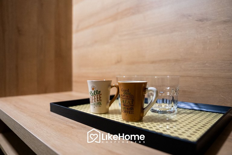 Flat mobiliado p/ 2 no Move Tambaú - LikeHome