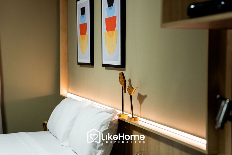 Flat mobiliado p/ 2 no Move Tambaú - LikeHome
