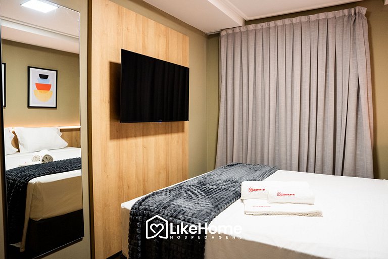 Flat mobiliado p/ 2 no Move Tambaú - LikeHome