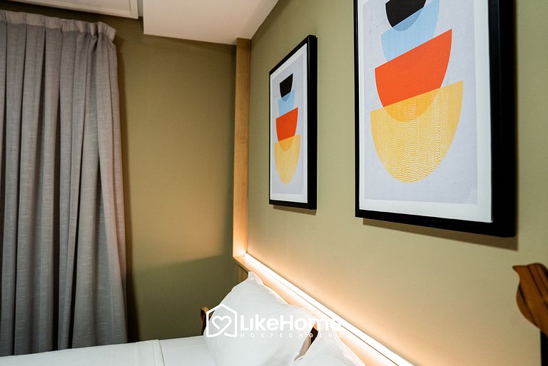 Flat mobiliado p/ 2 no Move Tambaú - LikeHome