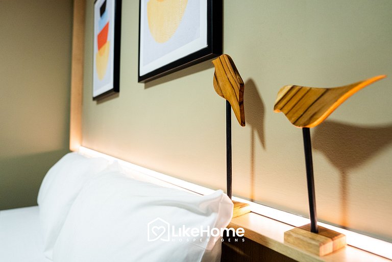 Flat mobiliado p/ 2 no Move Tambaú - LikeHome