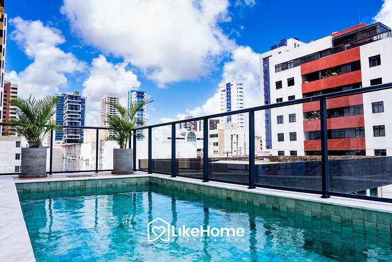 Flat espaçoso Manaíra c/ vista cidade - LikeHome