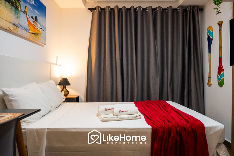 Adorável Flat perto da praia c/ piscina - LikeHome