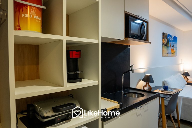 Adorável Flat perto da praia c/ piscina - LikeHome