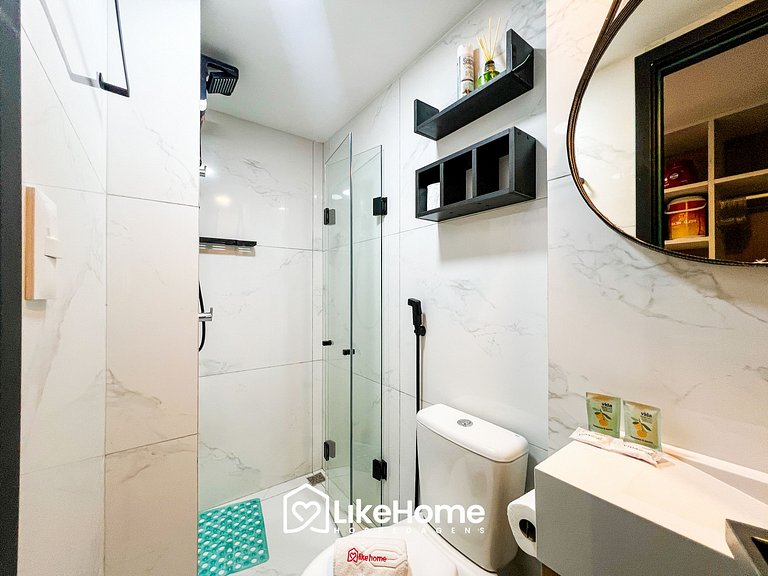 Adorável Flat perto da praia c/ piscina - LikeHome