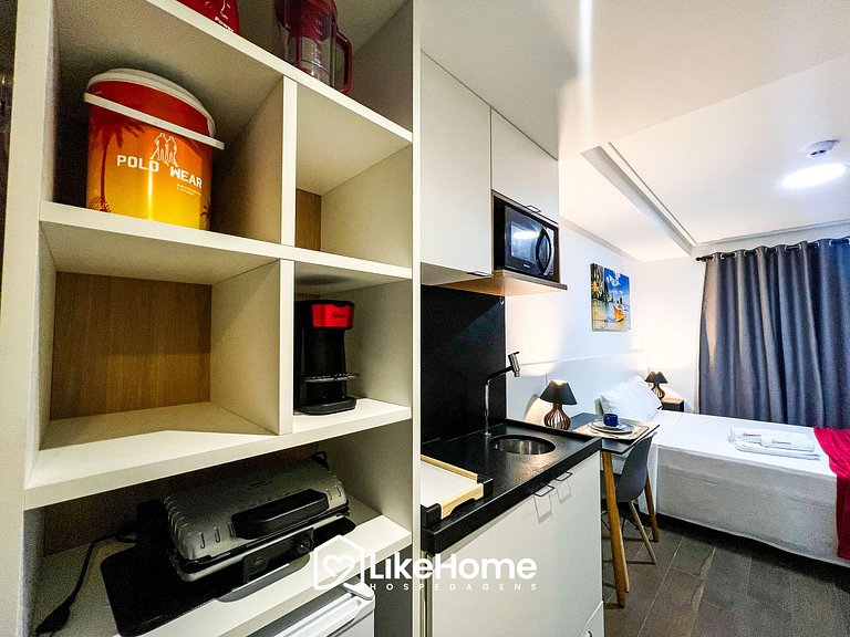 Adorável Flat perto da praia c/ piscina - LikeHome