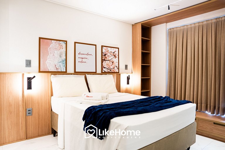 Lindo Flat mobiliado em Tambaú p/ 2 - LikeHome