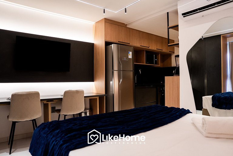 Lindo Flat mobiliado em Tambaú p/ 2 - LikeHome